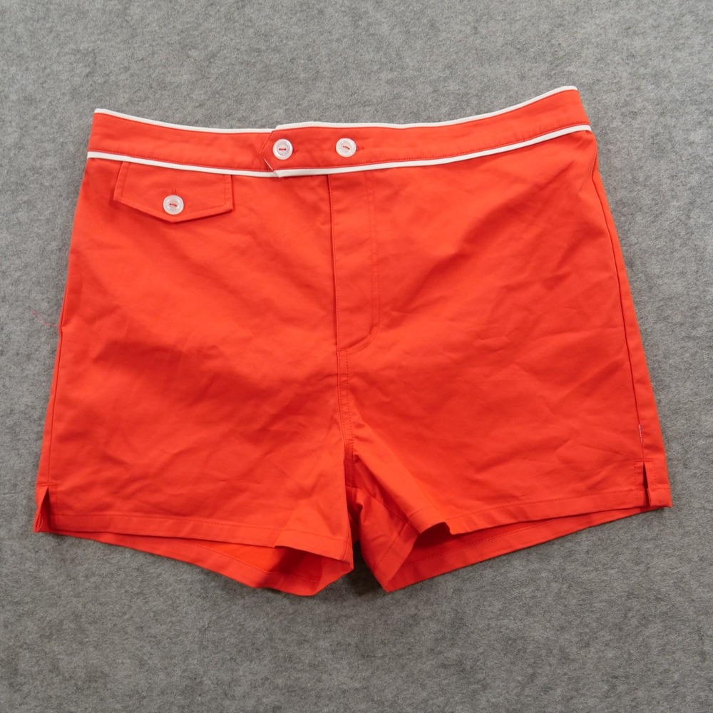 Hammies Shorts Mens 36 Red Cabana Retro 50s 60s Beach Swim Trunks New